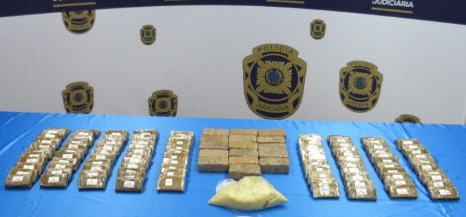 Detido na posse de 10 quilos de haxixe e quatro quilos de heroína em Ponta Delgada